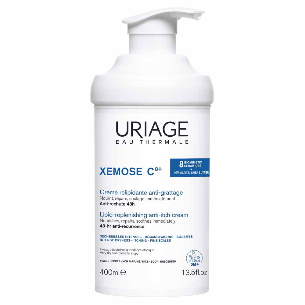 Uriage Xémose C8+ Anti-itch relipidating cream for very dry, atopy-prone skin 400 ml