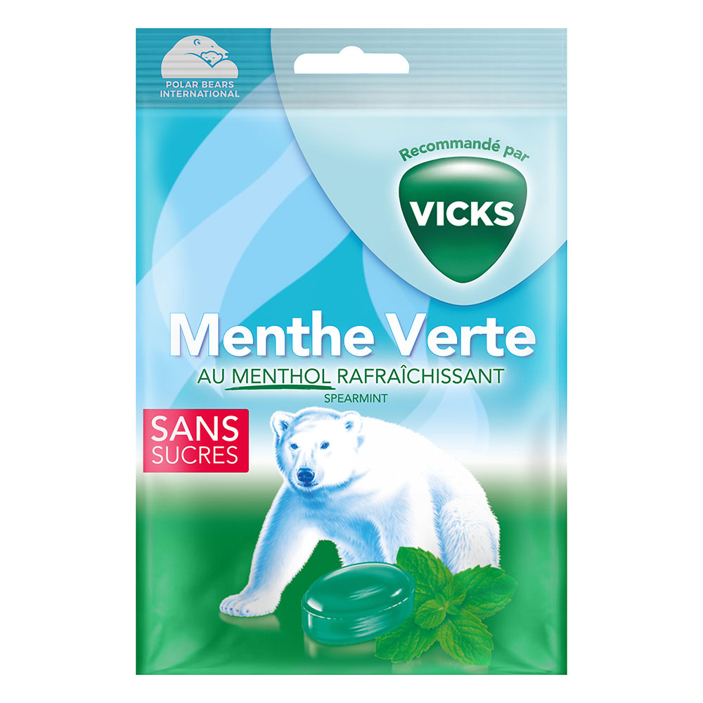 Vicks Spearmint &amp; Menthol sweets x13