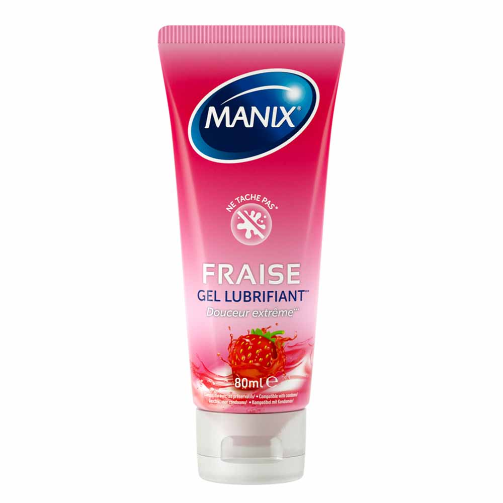Manix Strawberry Lubricating Gel Succulent Strawberry 80ml