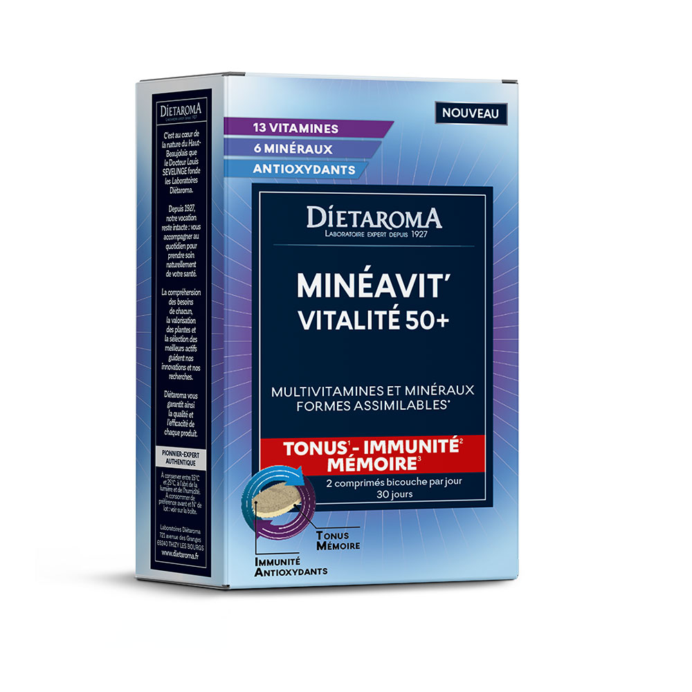 Dietaroma Vitality Minéavit' 50+ 60 capsules