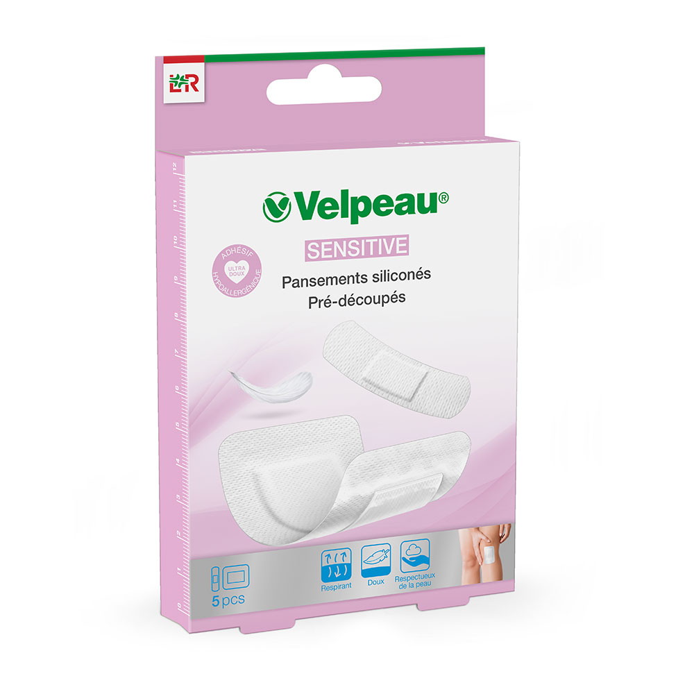 Lohmann Rauscher Velpeau Sensitive Silicone Plasters x5