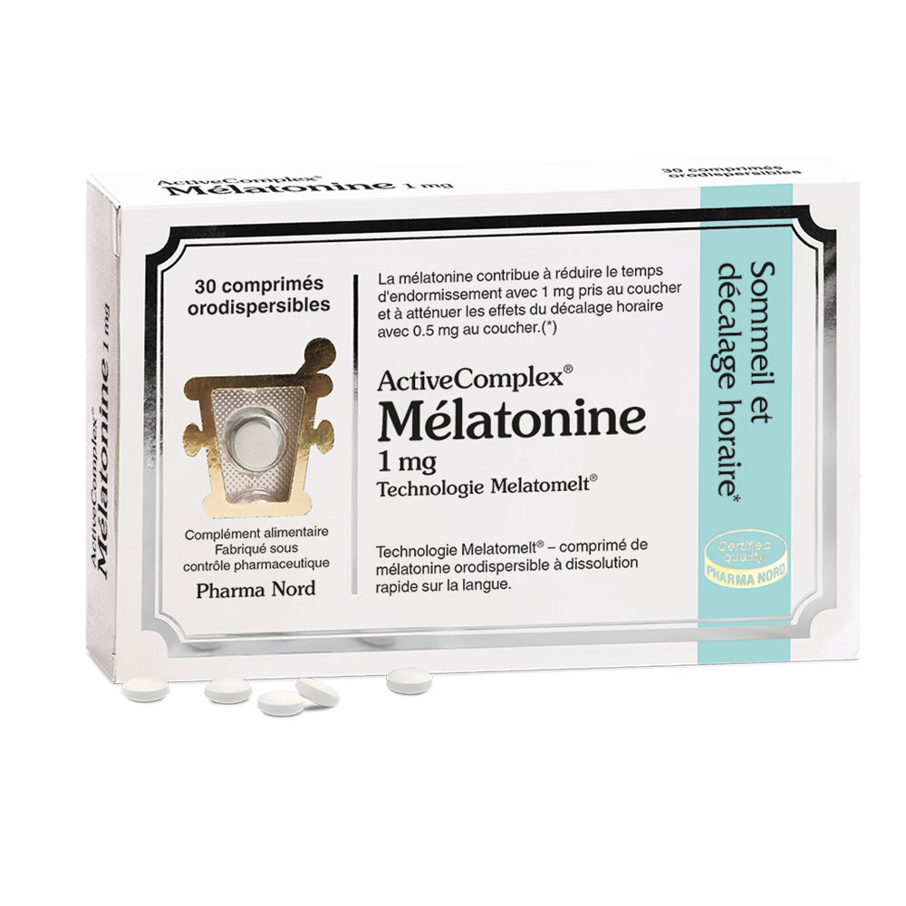 Pharma Nord ActiveComplex Melatonin Sleep and jet lag 30 compimés