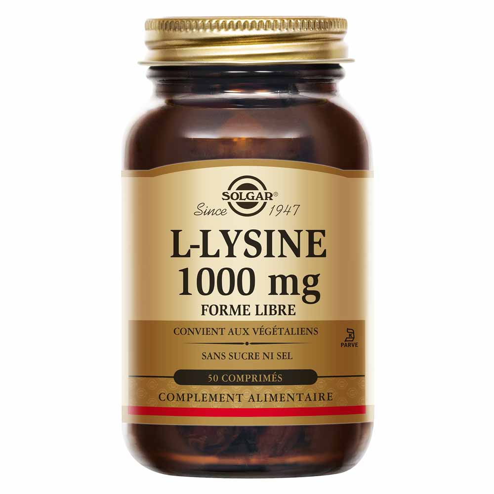 Solgar L-Lysine supports immune defences 50 tablets