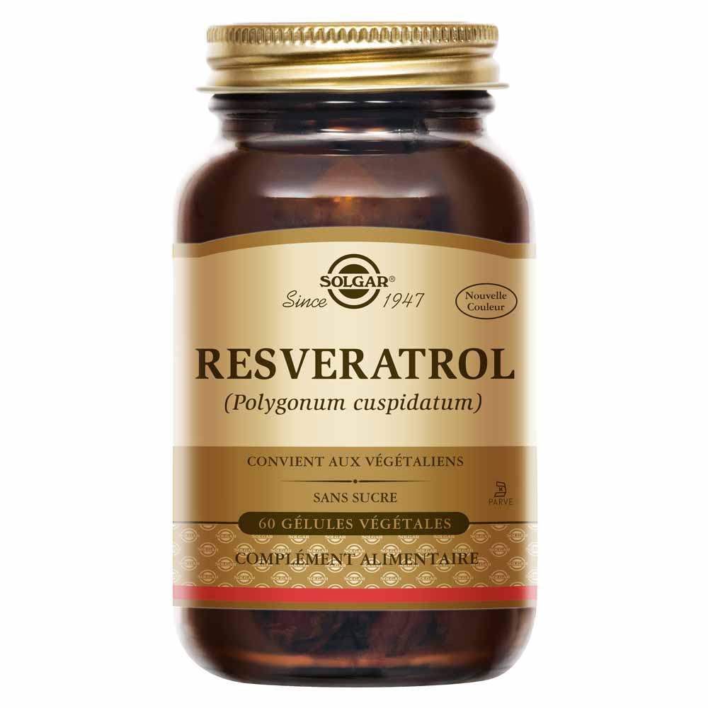 Solgar Resveratrol cardiovascular antioxidant 60 capsules