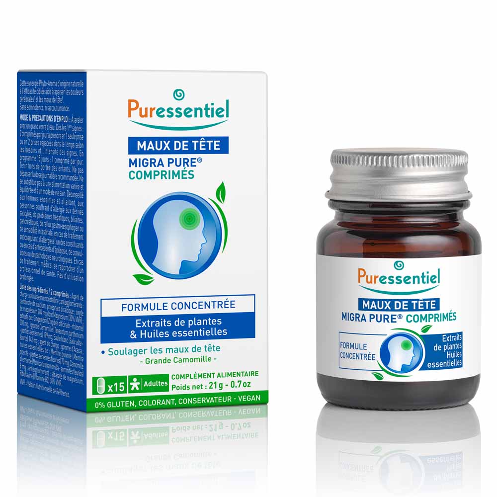 Puressentiel Migrapure Headache 15 tablets
