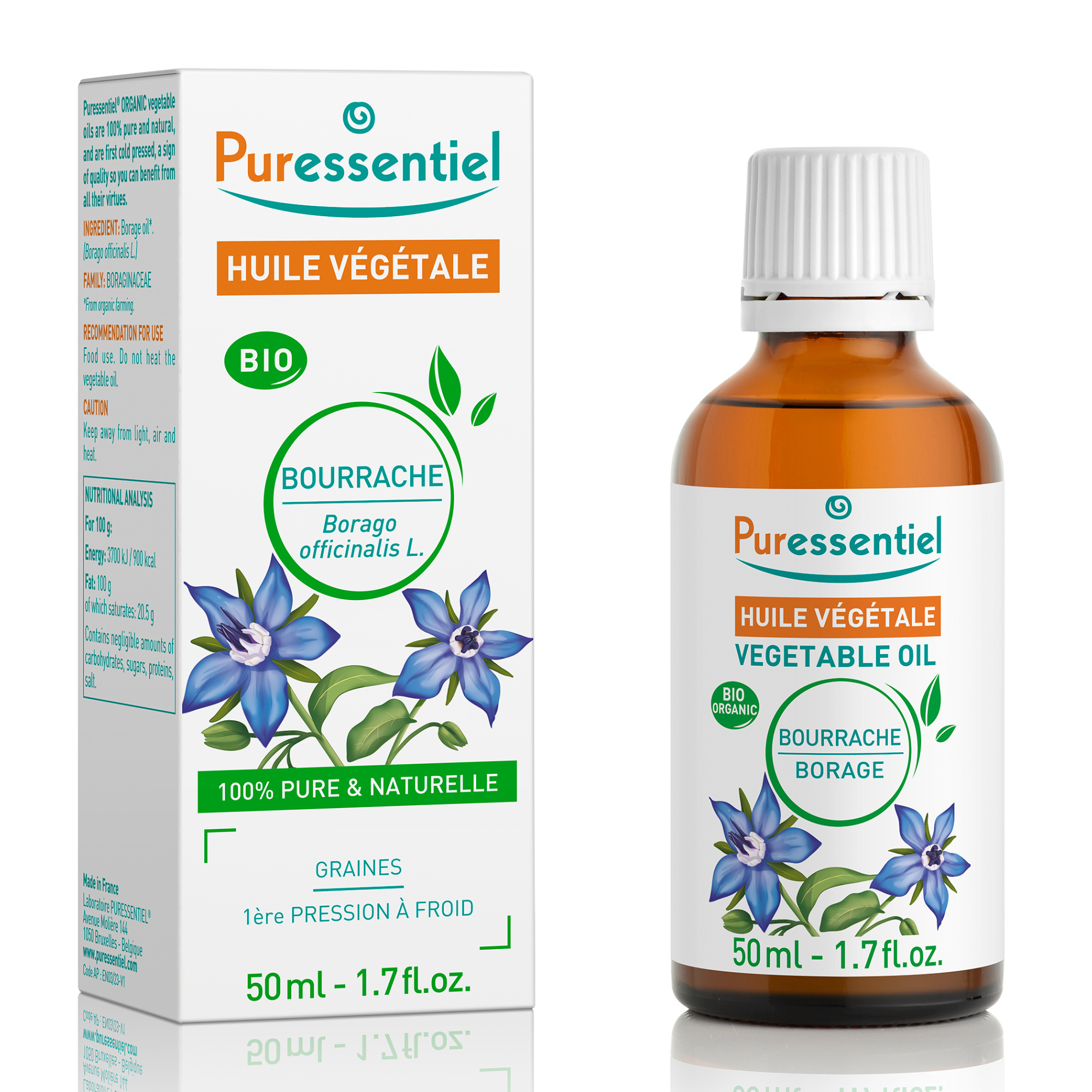 Puressentiel Plant Oils Borage Organic 50ml