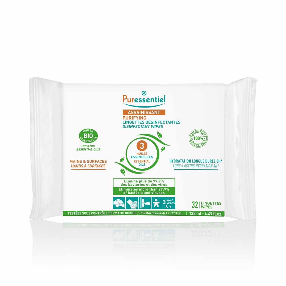 Puressentiel Bioes Disinfectant Wipes x32