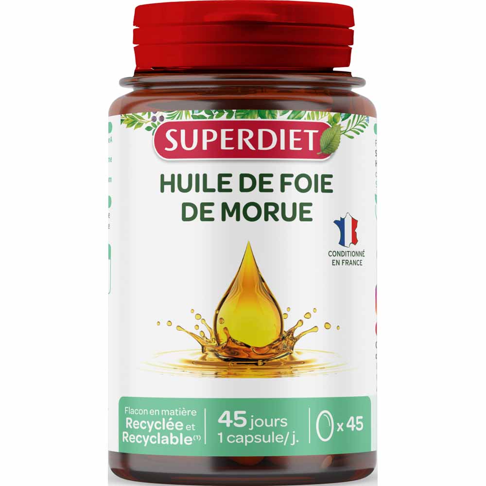 Superdiet Cod Liver Oil 45 capsules