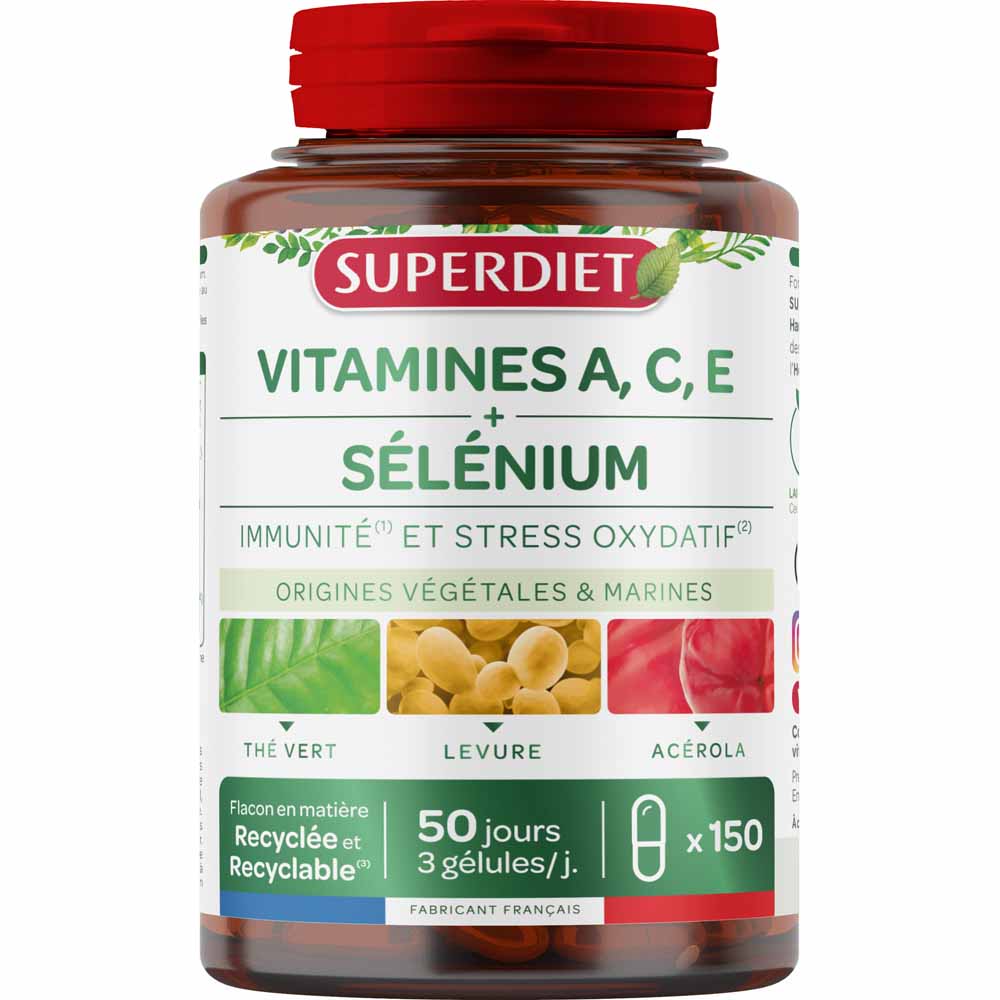 Superdiet Vitamins A, C, E and selenium
