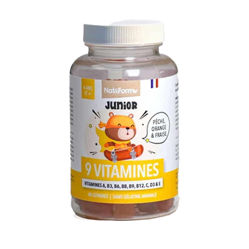 Nat&Form Junior 9 Vitamins 60 gummies