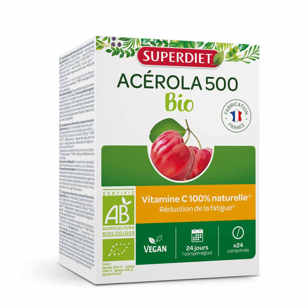 Superdiet Acerola 500 Bioes 24 tablets