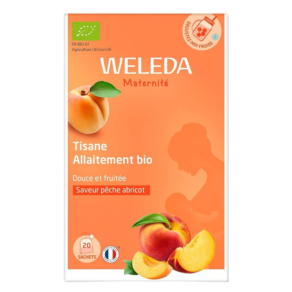 Weleda Organic nursing tea peach and apricot flavour 20 sachets