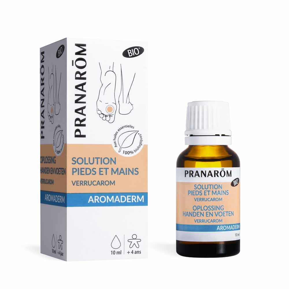 Pranarôm Aromaderm Organic hand and foot solution with essential oils 10 ml