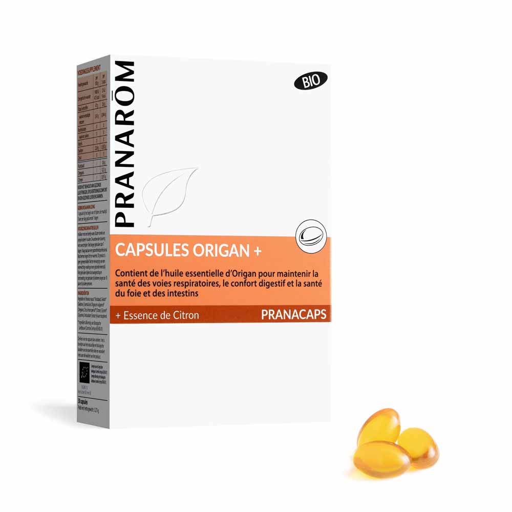 Pranarôm Pranacaps Oregano Capsules Bio Olearomatic Capsules X 30