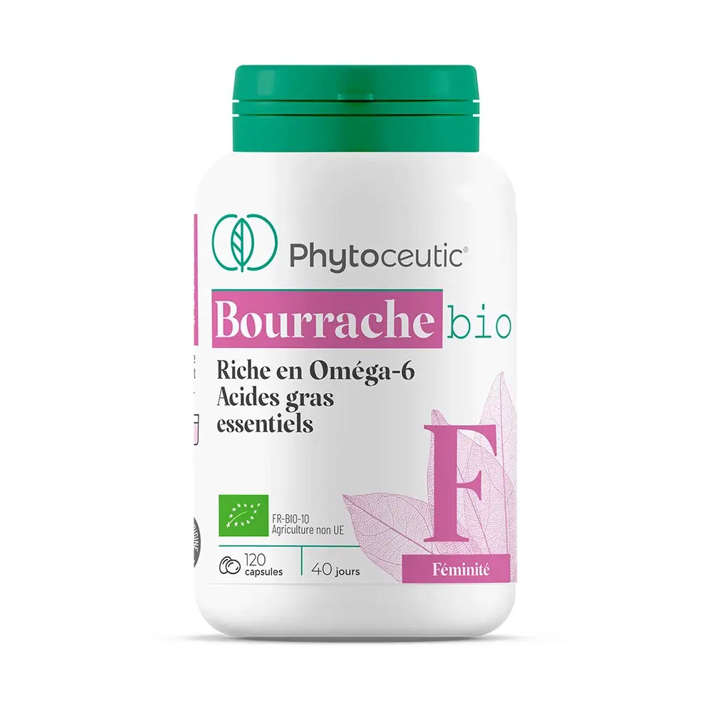 Phytoceutic Borage oil organic 120 capsules