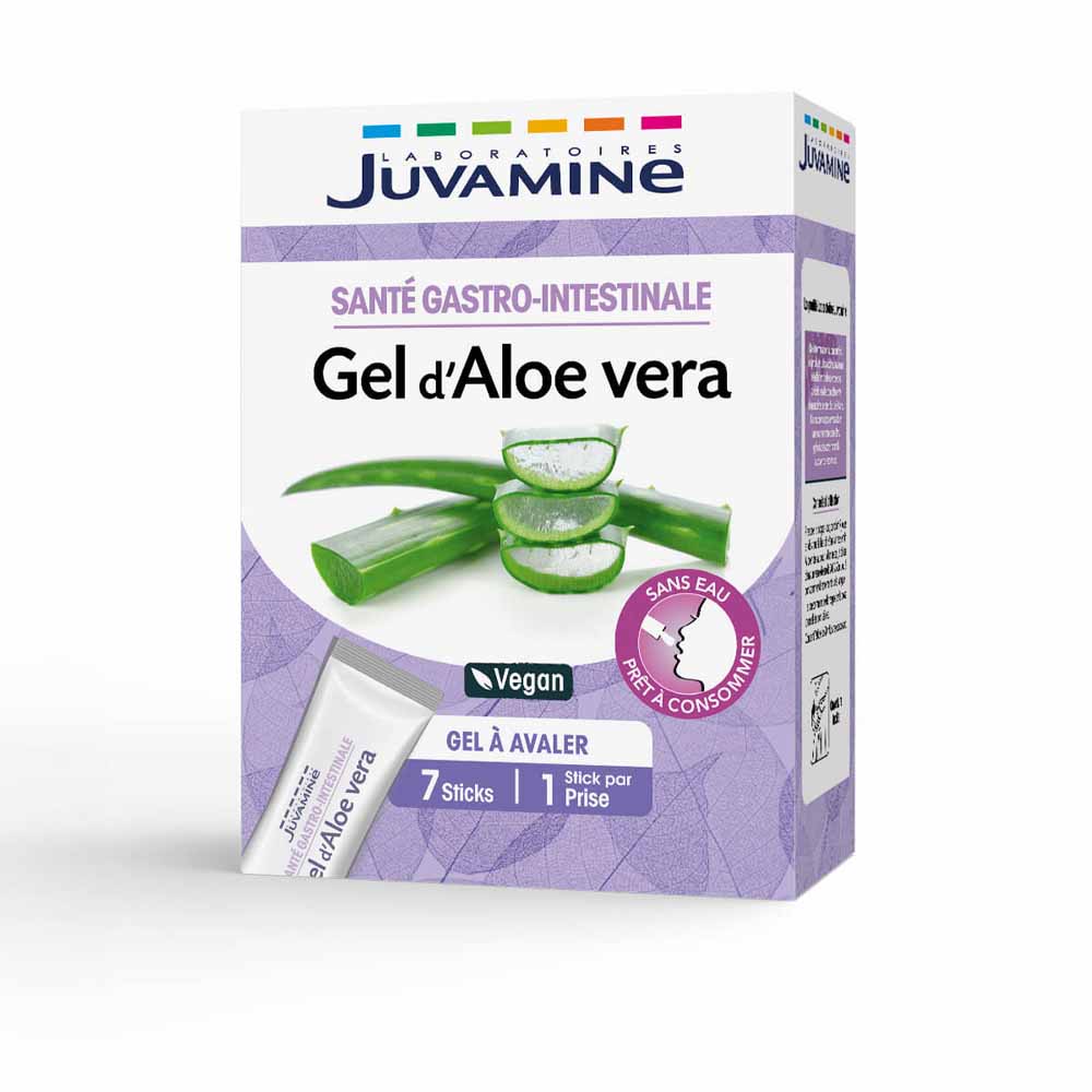 Juvamine Gastro-Intestinal Well-Being Aloe Vera Gel 7 Sticks To Swallow