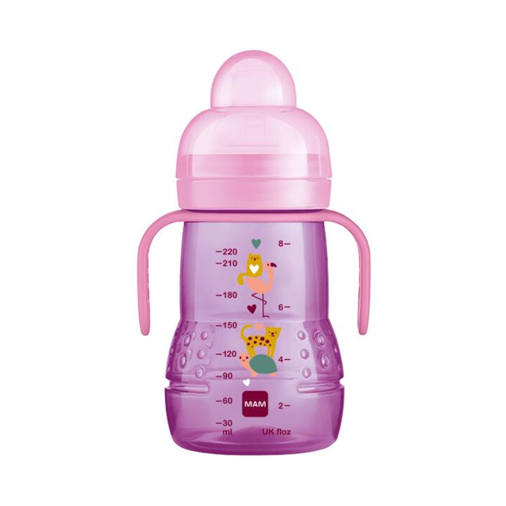 Mam Trainer Bottle Soft Spill-free Spout Dès 4 Mois 220 ml