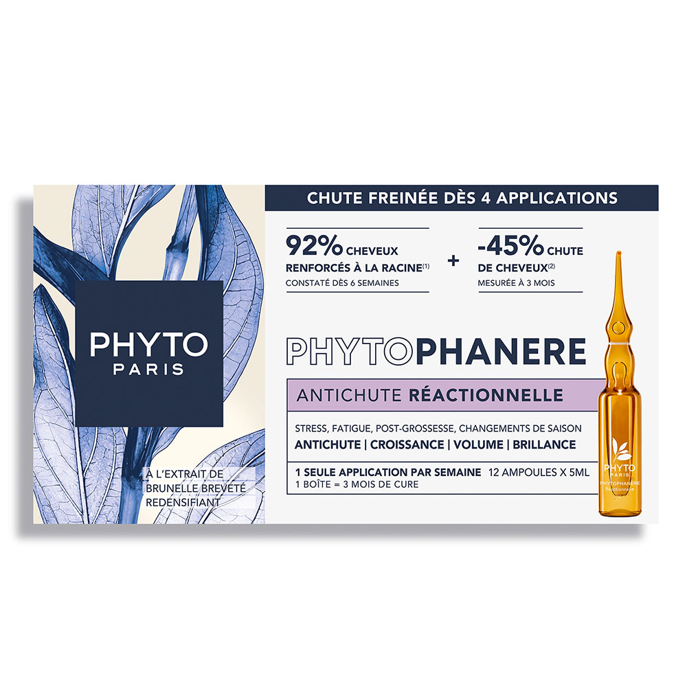 Phyto Paris Phytophanere Reactive hair loss treatment 12 ampoules