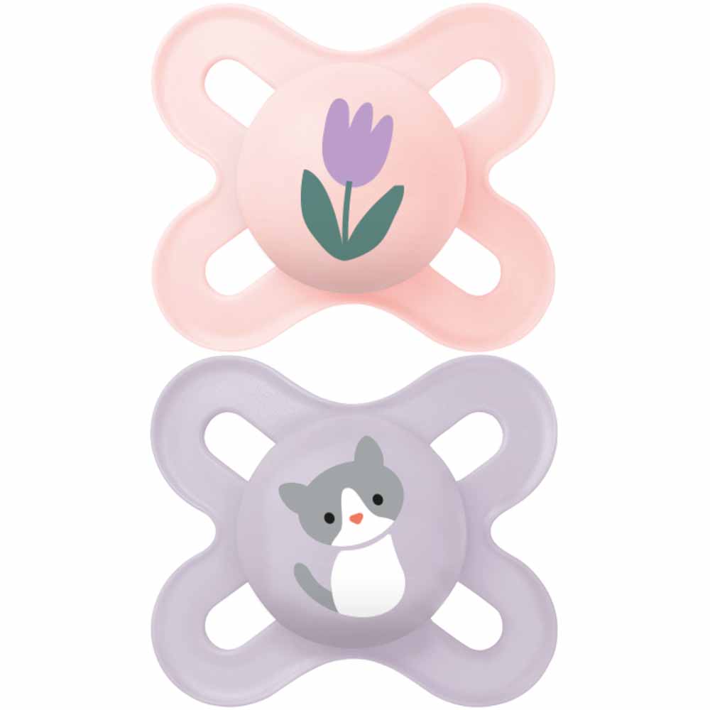 Mam Original Start Symmetric Pacifiers 0-2 Months x2