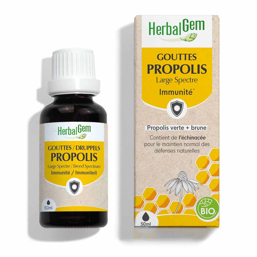 Herbalgem Propolis Organic Immunity Drops 15 ml