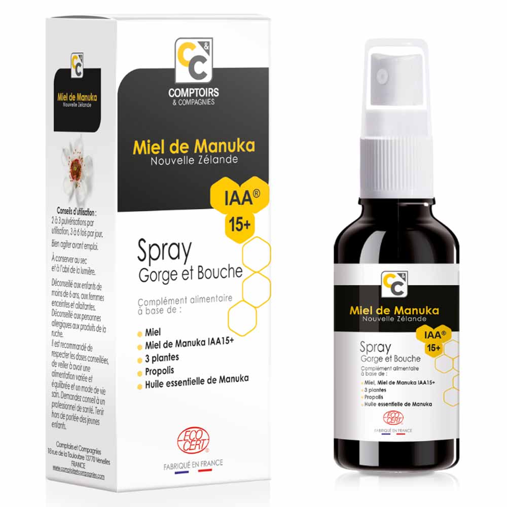 Comptoirs Et Compagnies Manuka Honey Spray Mouth And Throat 10+ 25ml