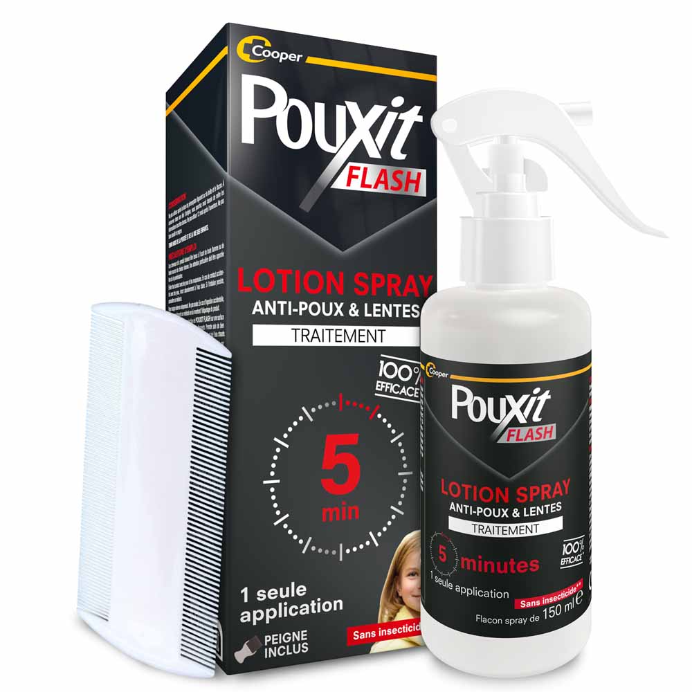Pouxit Flash Anti-Lice and Nits Treatment 150ml