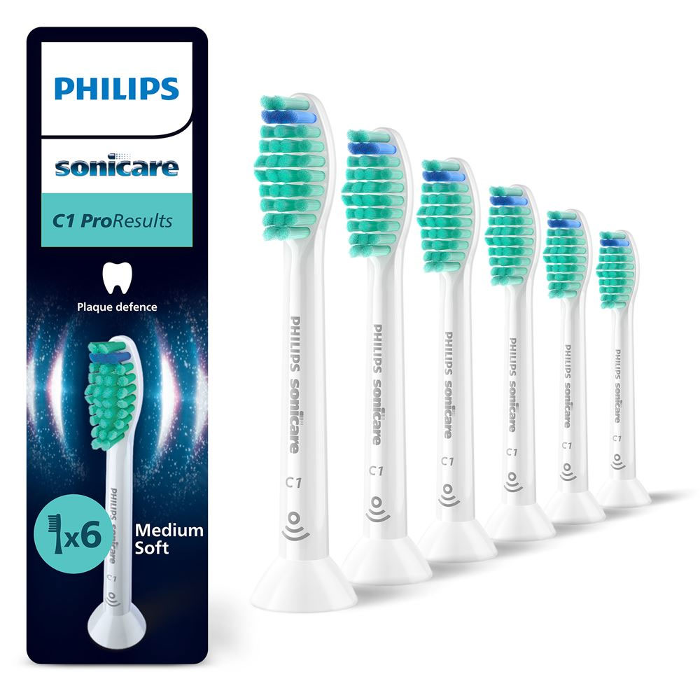 Philips Sonicare Toothbrush Heads C1 ProResults model hx6016/87 6 units