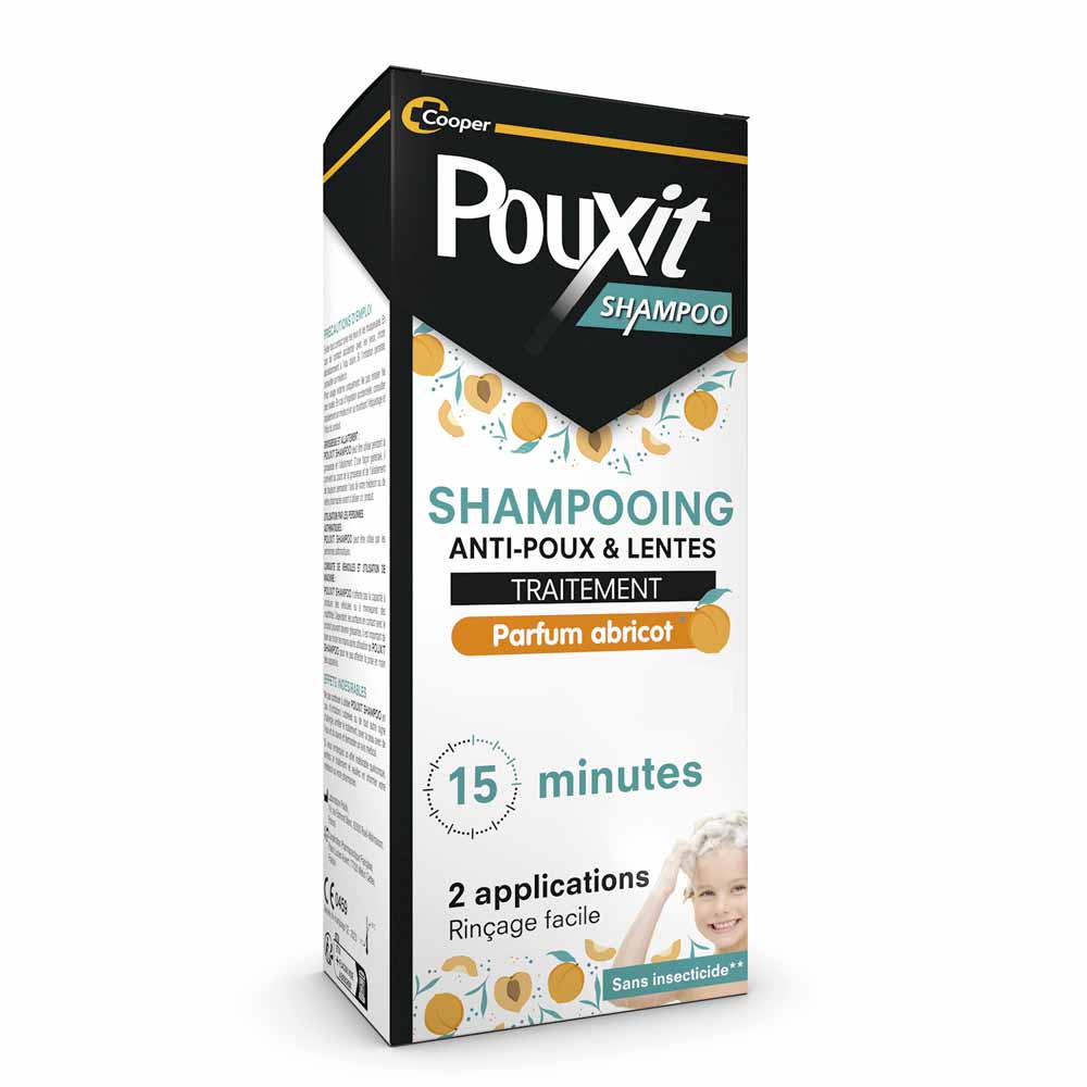 Pouxit Anti-Lice & Nit Treatment Shampoo apricot-scented 200 ml