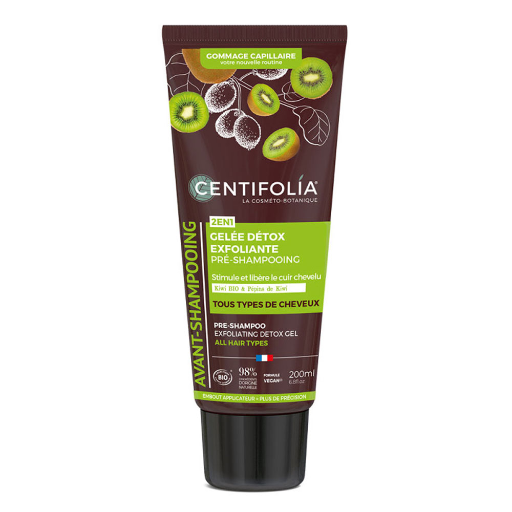 Centifolia Exfoliating Pre-Shampoo Gelée Détox 2en1 Bio 200ml