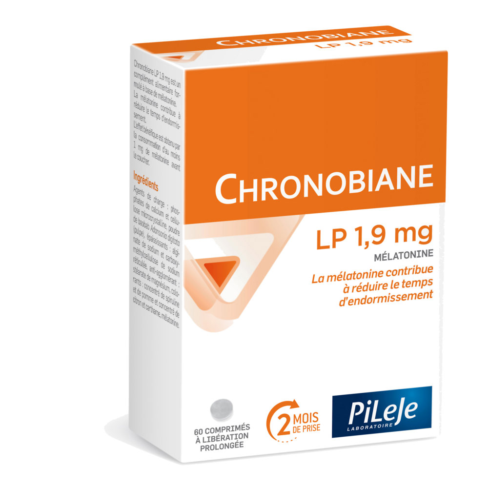 Pileje Chronobiane LP 1.9 mg melatonin 60 tablets