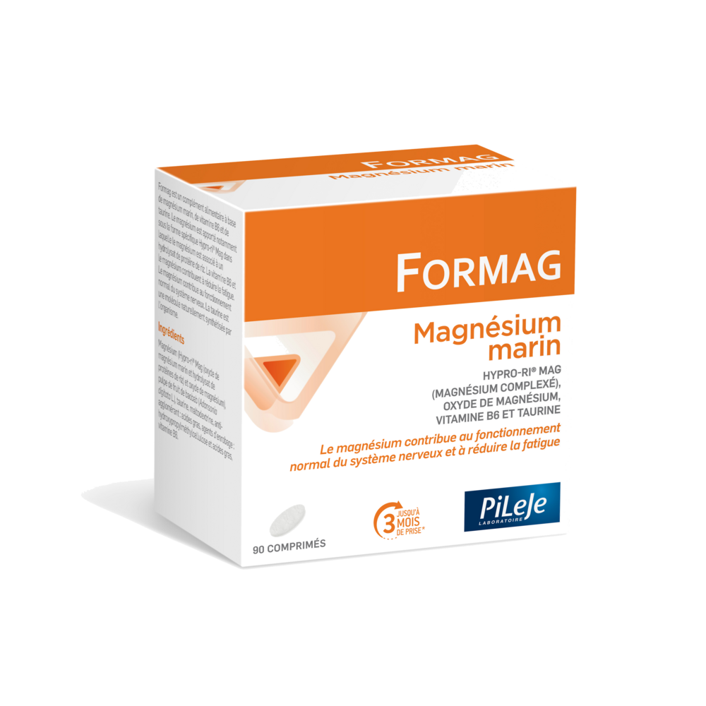 Pileje Formag Marine magnesium with vitamin B6 and taurine 90 tablets