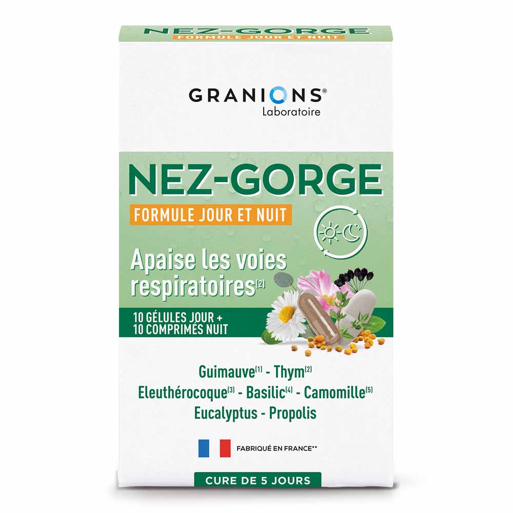 Granions Nose and throat 10 capsules + 10 tablets