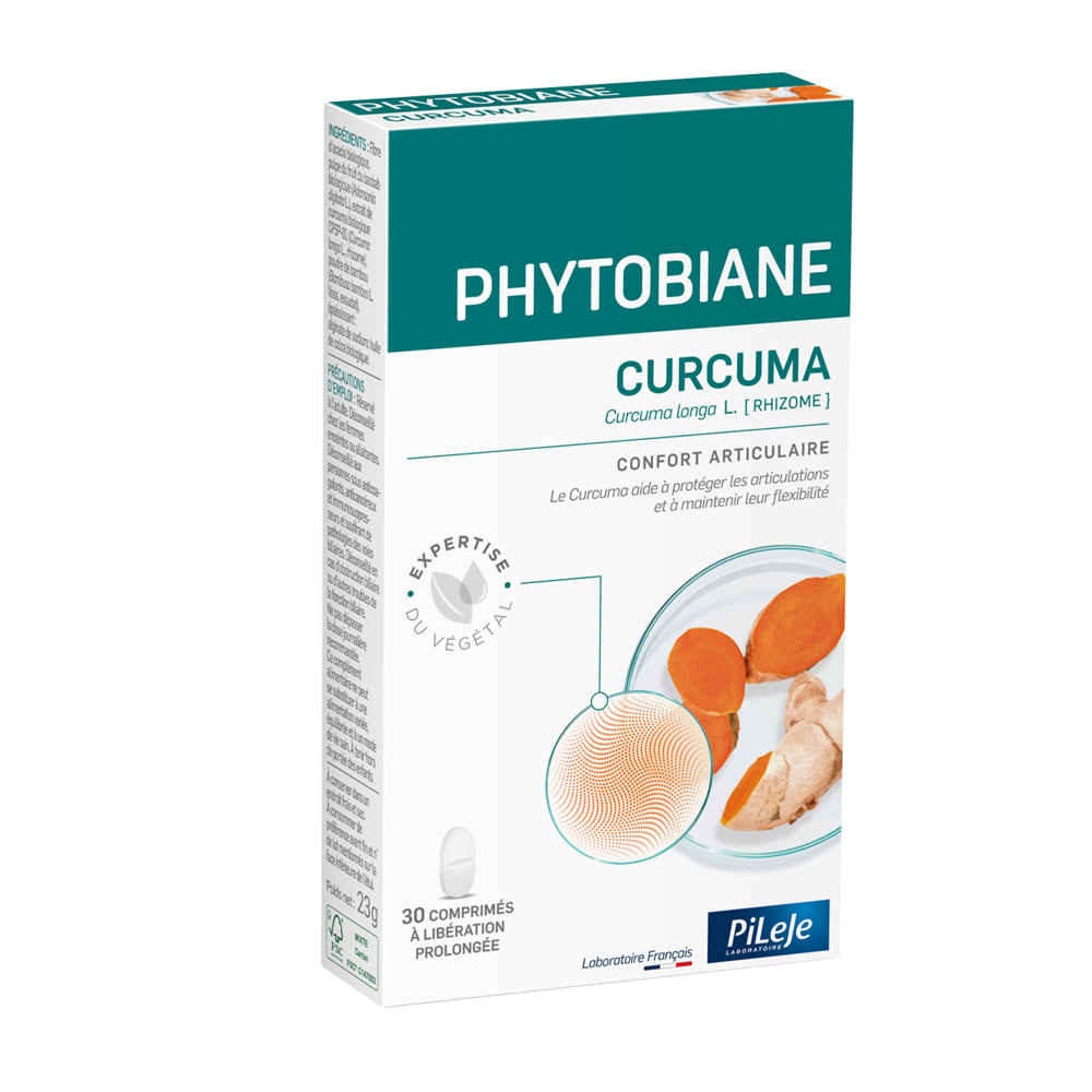 Pileje Phytobiane Turmeric joint comfort 30 tablets