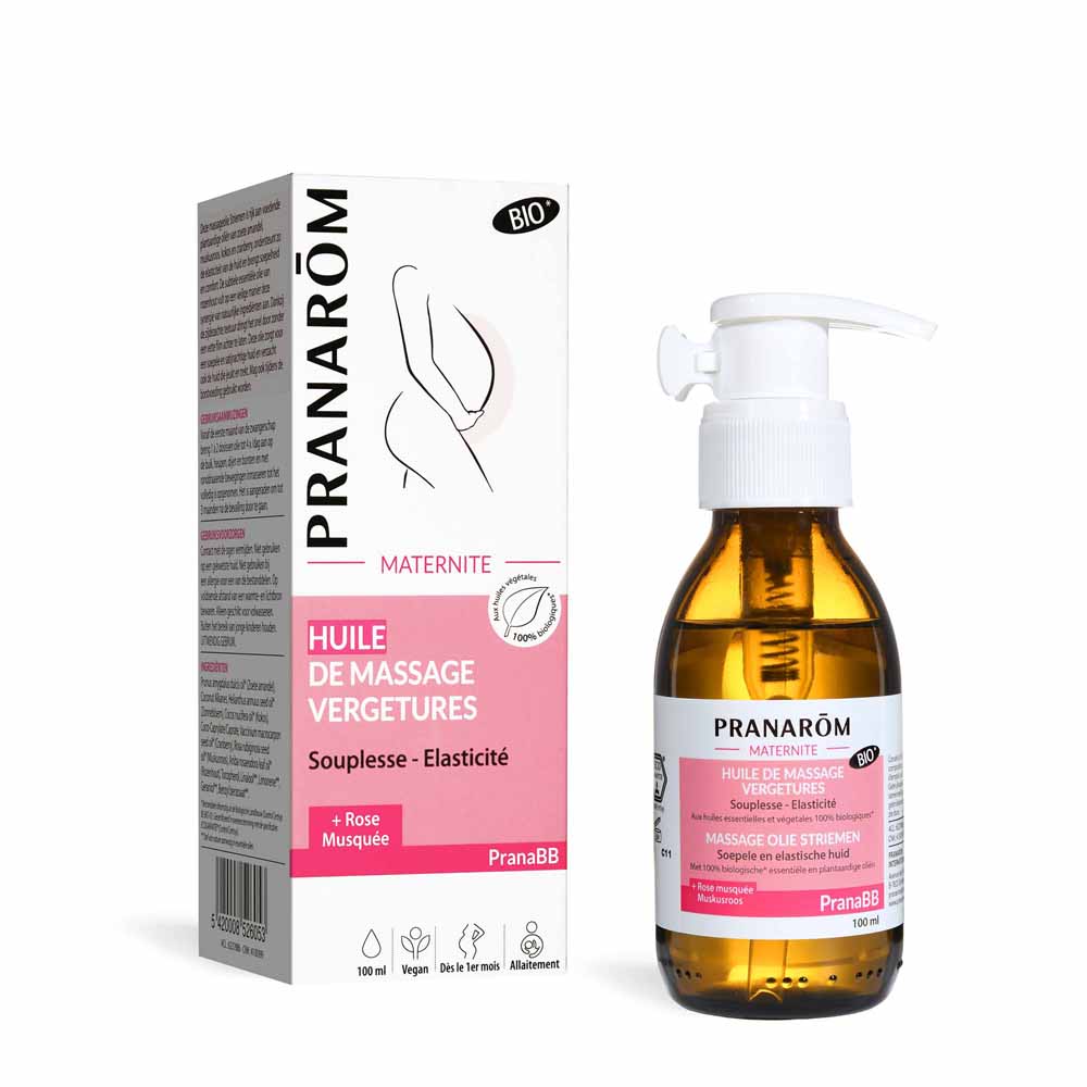 Pranarôm Pranabb Stretch Marks Massage Oil Flexibility and elasticity 100ml