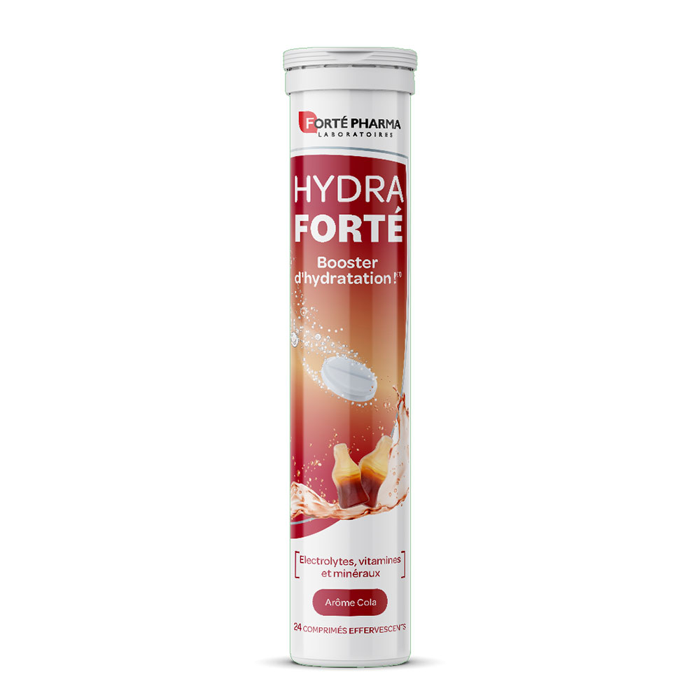 Forté Pharma Hydra Forté Hydration Boost cola flavour 24 effervescent tablets