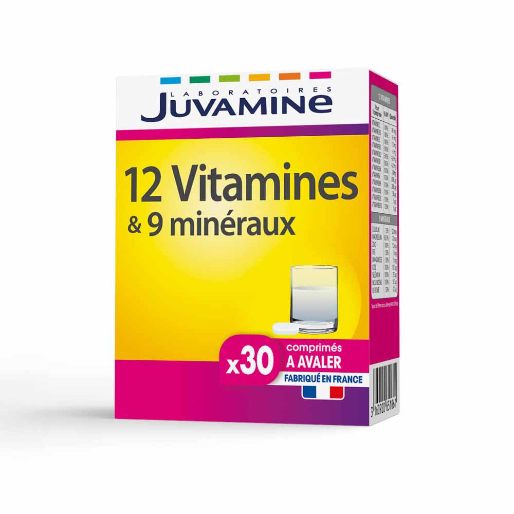 Juvamine 12 Vitamins And 8 Minerals 30 Tablets
