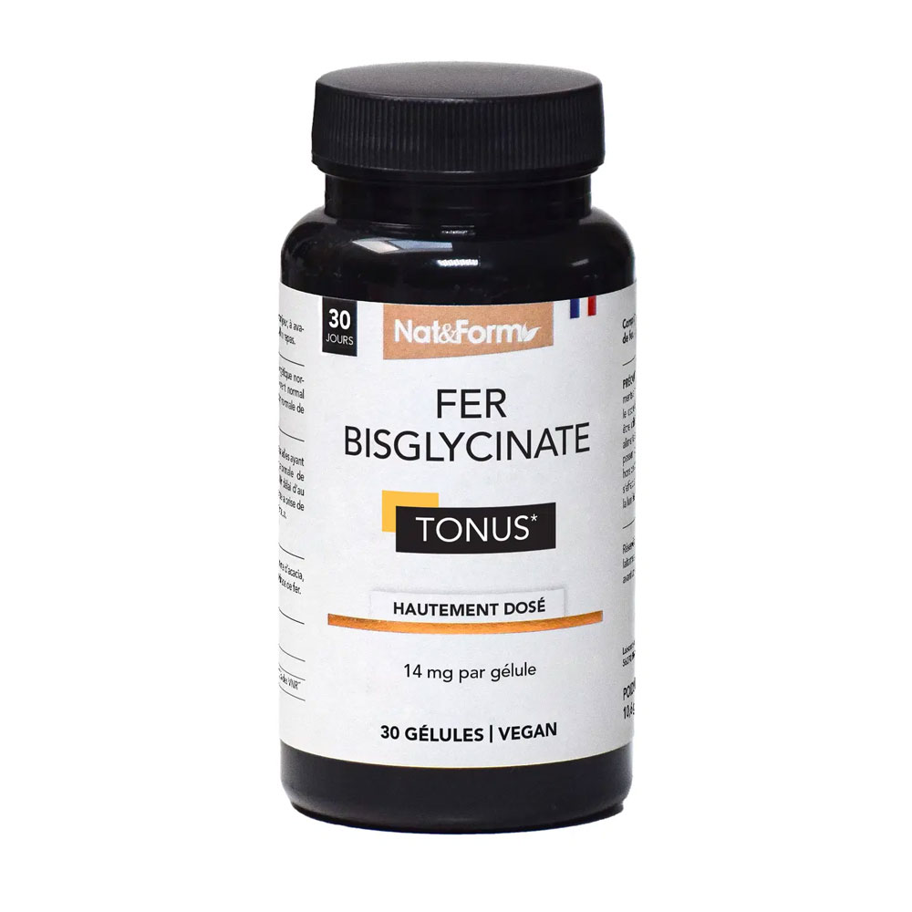 Nat&Form Premium Iron Bisglycinate Energy 30 capsules