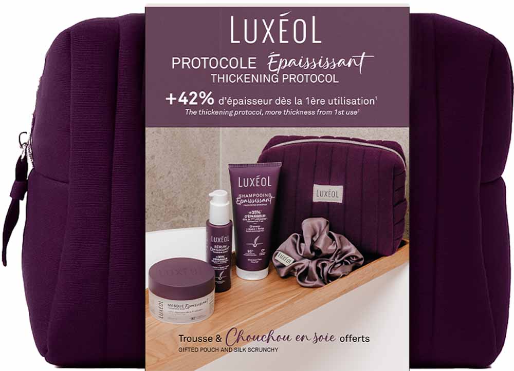 Luxeol Trousse Protocole Epaississant Cheveux Fins