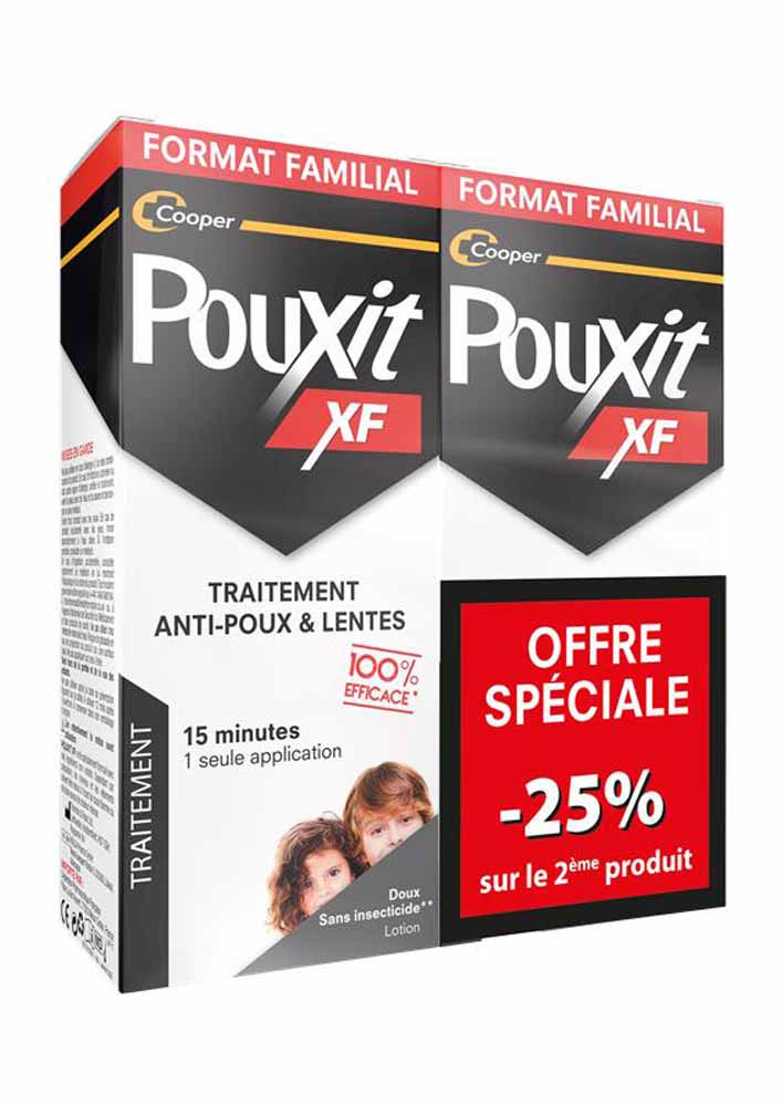 Pouxit XF Anti-Lice and Nits Lotion 2x200ml