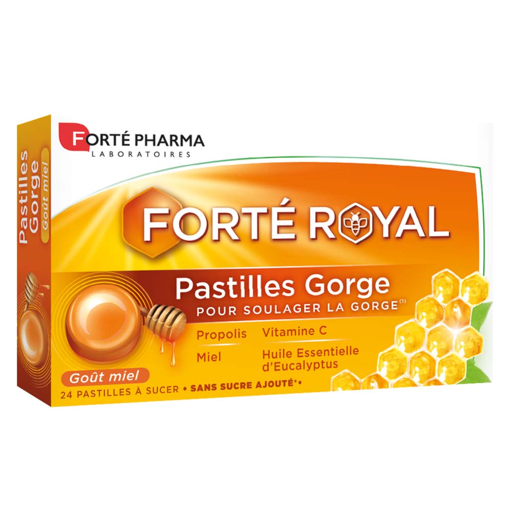 Forté Pharma Forté Royal Honey Pastilles x24