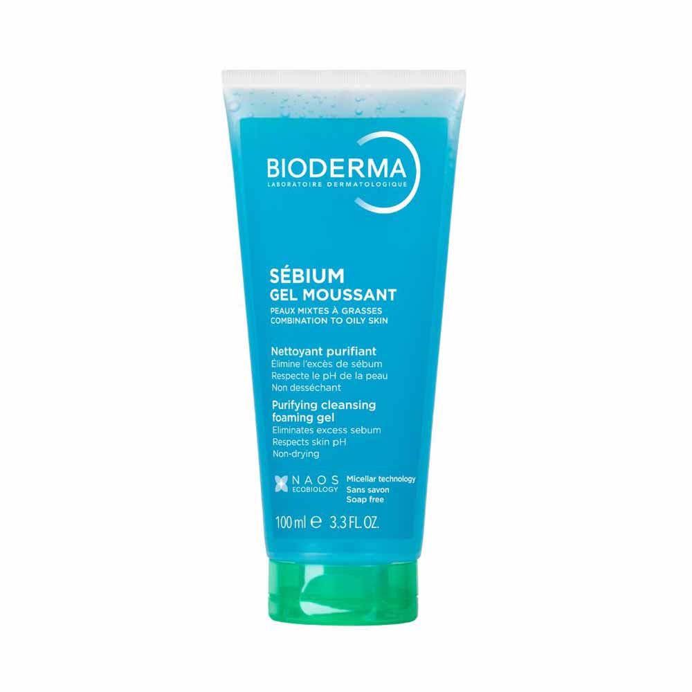 Bioderma Sebium Purifying Cleansing Foaming Gel combination to oily skin Peaux grasses 100ml