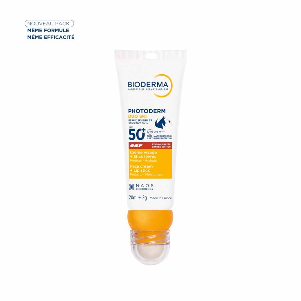 Bioderma Photoderm Ski Cream + Stick Spf50 Duo Ski Peaux Sensibles 20ml