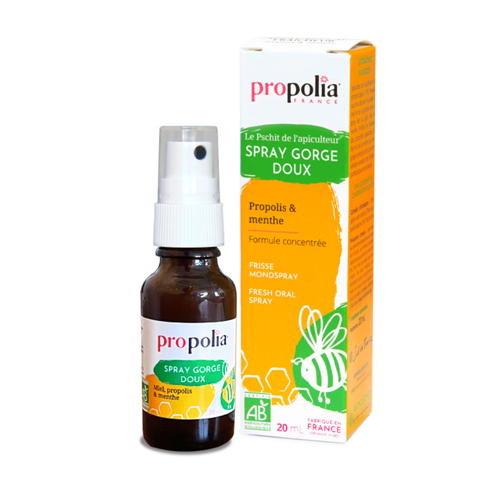 Propolia Organic Propolis and Mint Oral Spray 20 ml