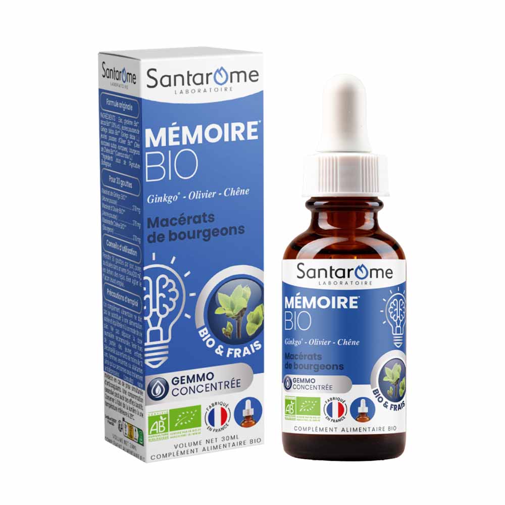 Santarome Gemmo Organic Memory Complex Gémmothérapie 30 ml