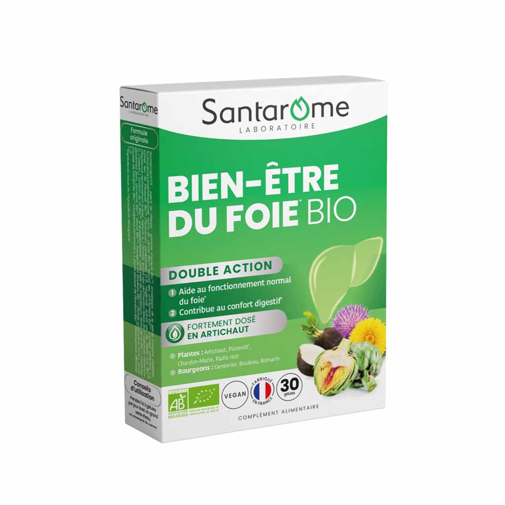 Santarome Organic Liver Wellbeing digestive comfort 60 capsules