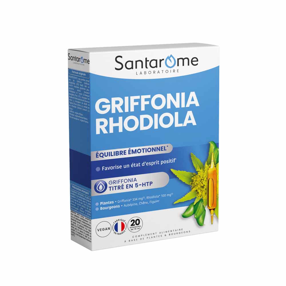 Santarome Griffonia rhodiola emotional balance 20 ampoules