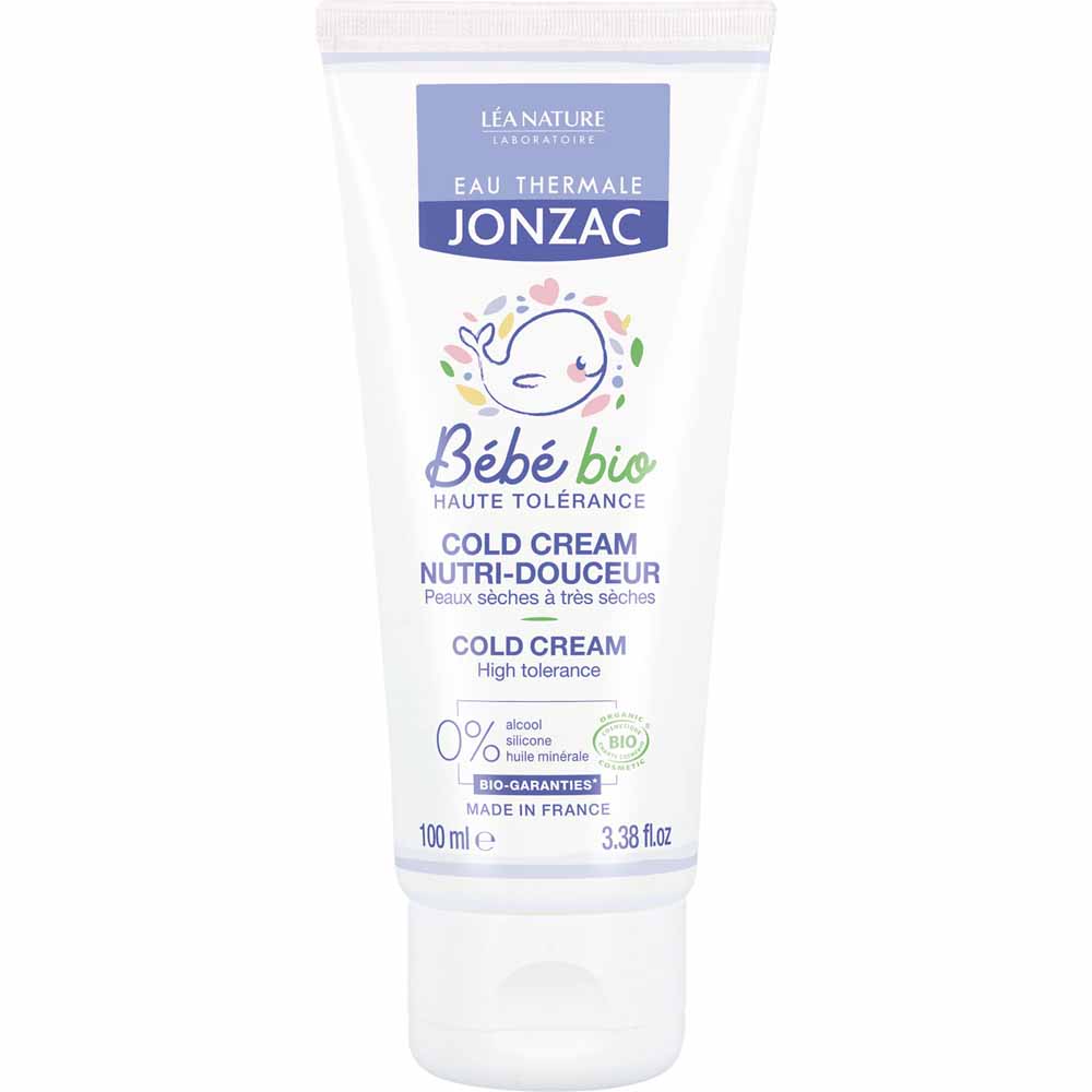 Eau thermale Jonzac Baby Nutritive Cold Cream for Baby's Face and Body Organic 100 ml