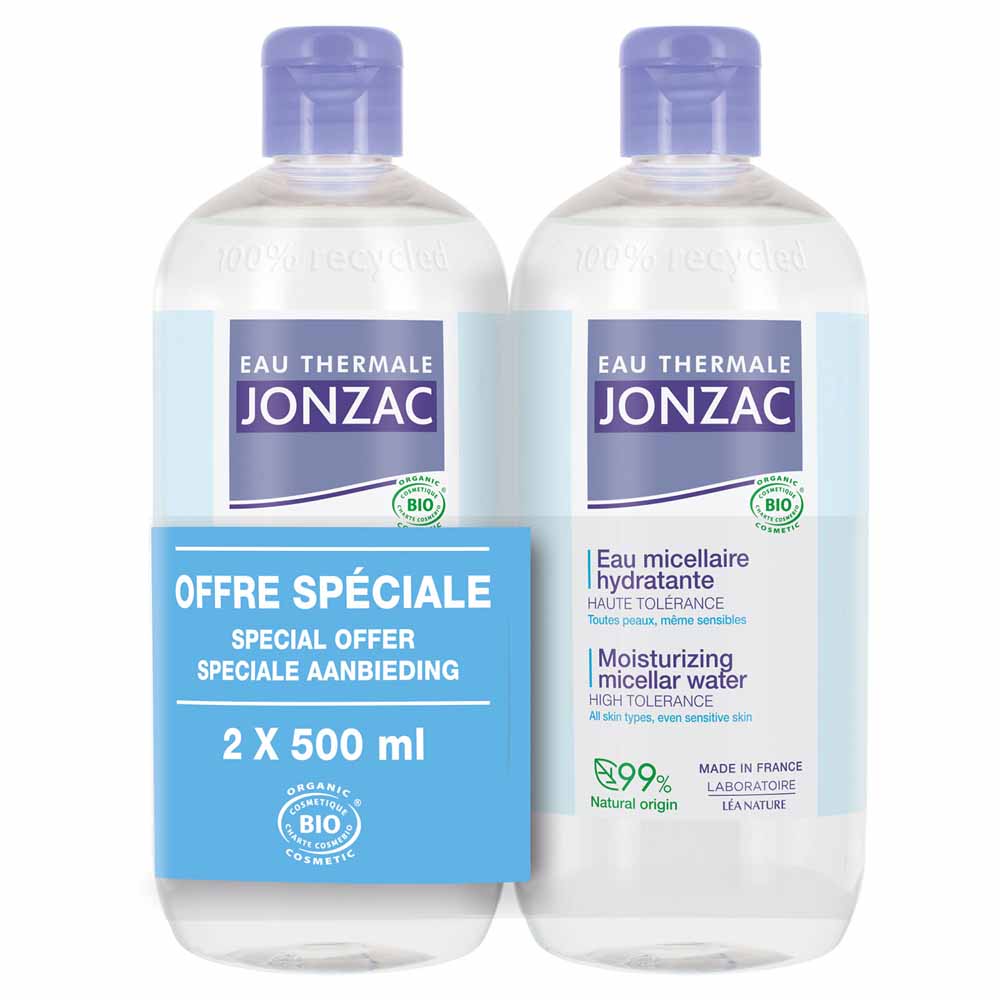 Eau thermale Jonzac REhydrate Hydrating organic micellar water Rehydrate 2x500ml