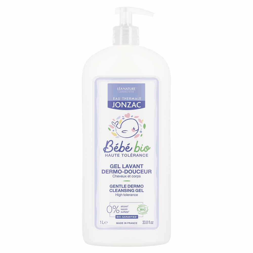 Eau thermale Jonzac Baby Gentle organic cleansing gel for baby hair and body 1l