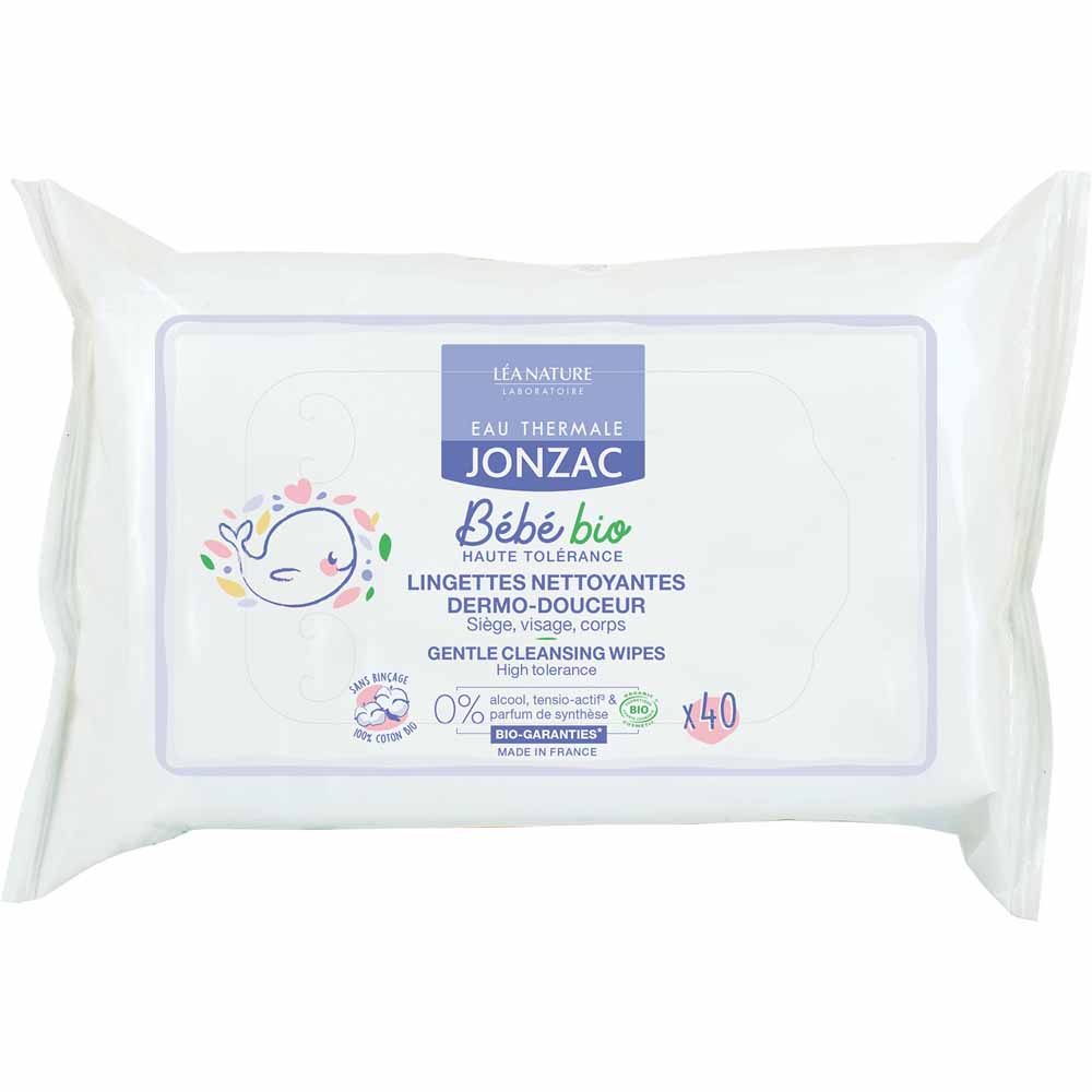 Eau thermale Jonzac Baby Organic Gentle Cleansing Baby Wipes 200 g